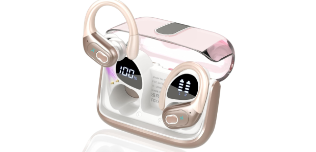 IPX7 Waterproof Earphone Rose Gold Earbuds